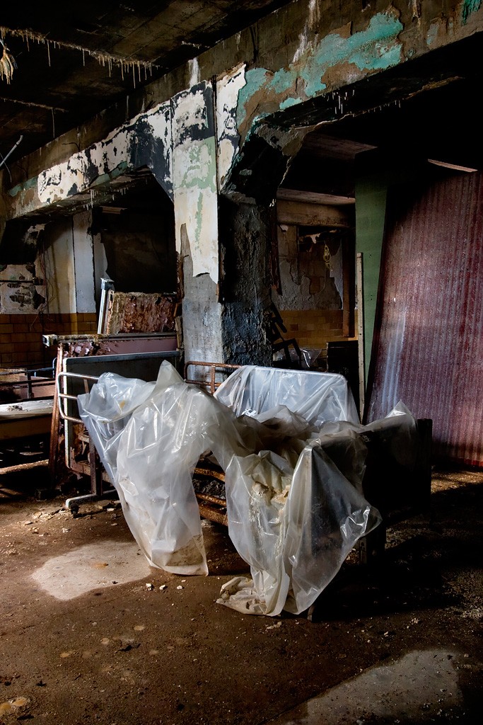 Cold Plastic Womb - Photo of the Abandoned Cedarcrest Sanatorium