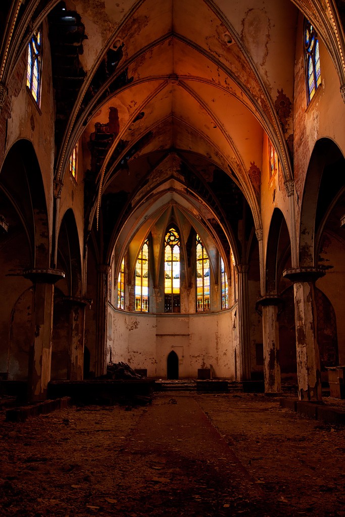 Golden Light - Photos of the Abandoned Church of the Transfiguration ...