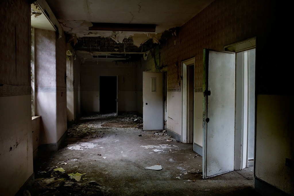 Violet - Photo of the Abandoned North Wales Hospital (Denbigh Asylum)