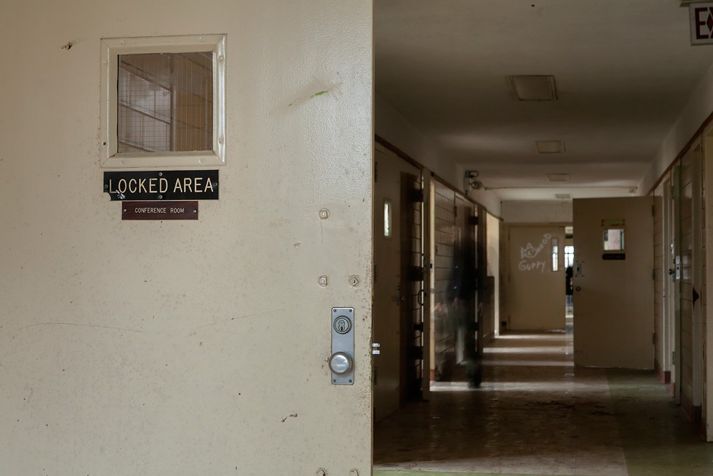 Locked Area - Photo of the Abandoned Northville State Hospital