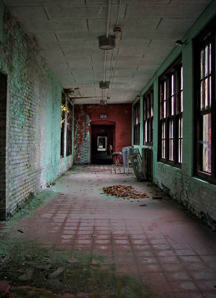 Hallway - Photo of the Abandoned Foxboro State Hospital