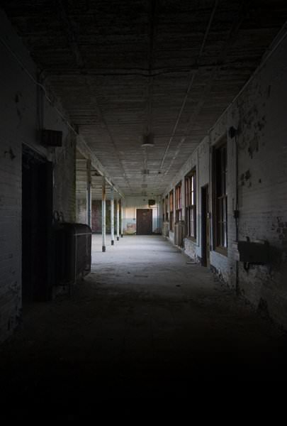 Toward Heavy Doors - Photo of the Abandoned Foxboro State Hospital