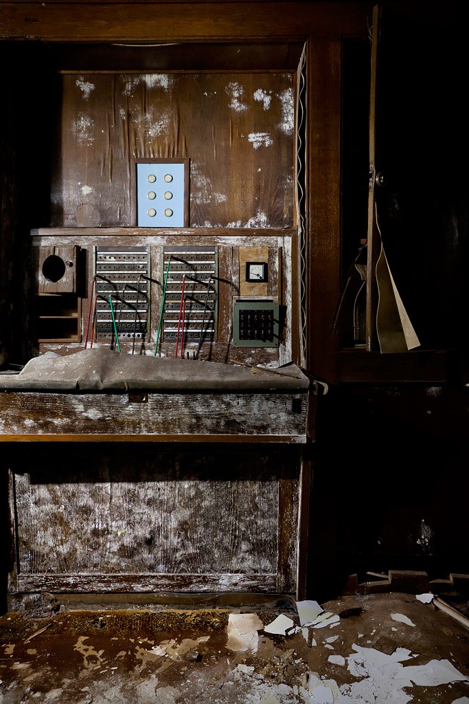 Switchboard - Photo of the Abandoned Hotel Heinrich Heine