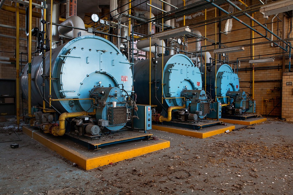 Boiler Room Photo of the Abandoned Nesponsit Health Care Center