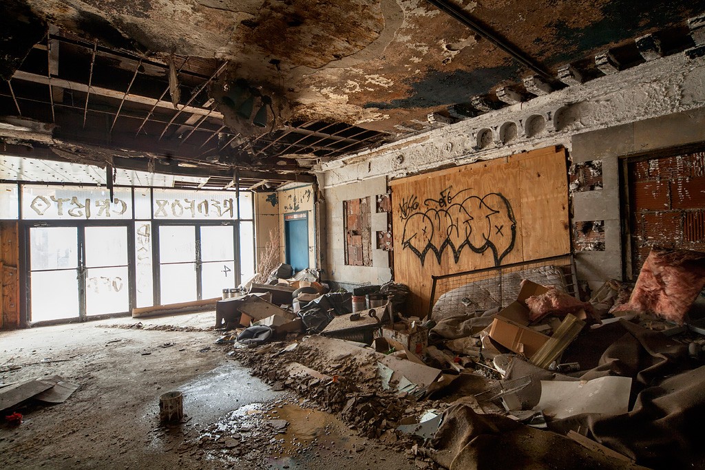 Foyer - Photo of the Abandoned Majestic Theater