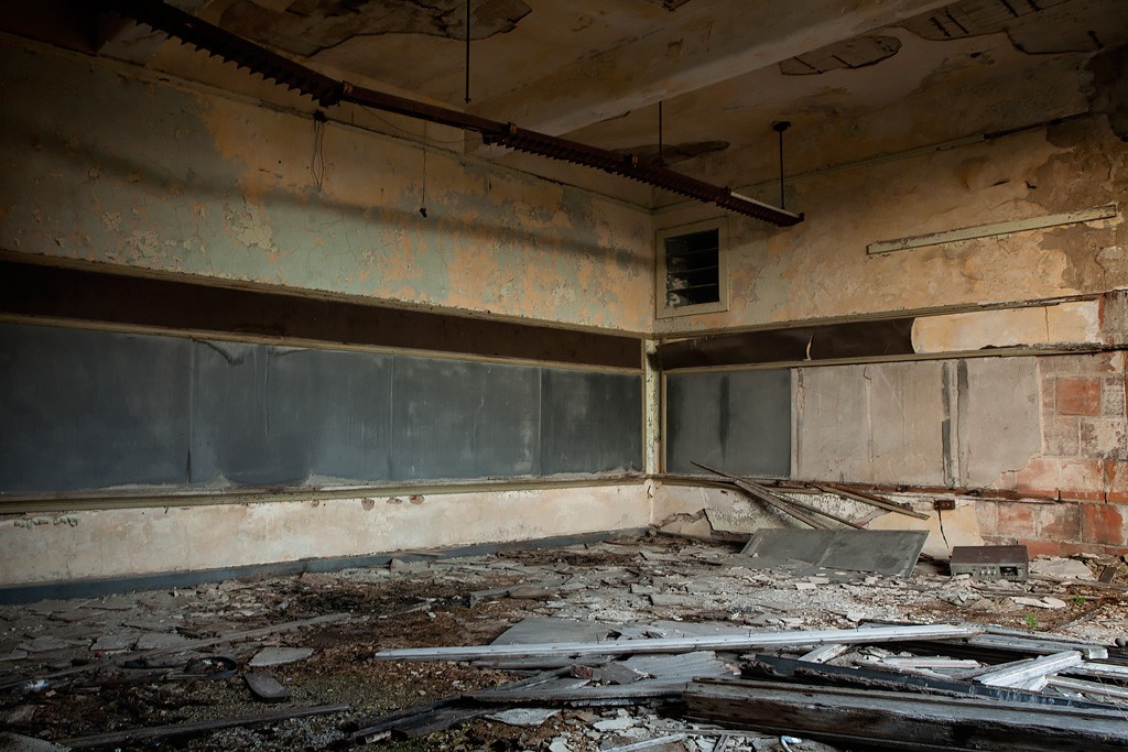 Erasure - Photos of the Abandoned Carr School