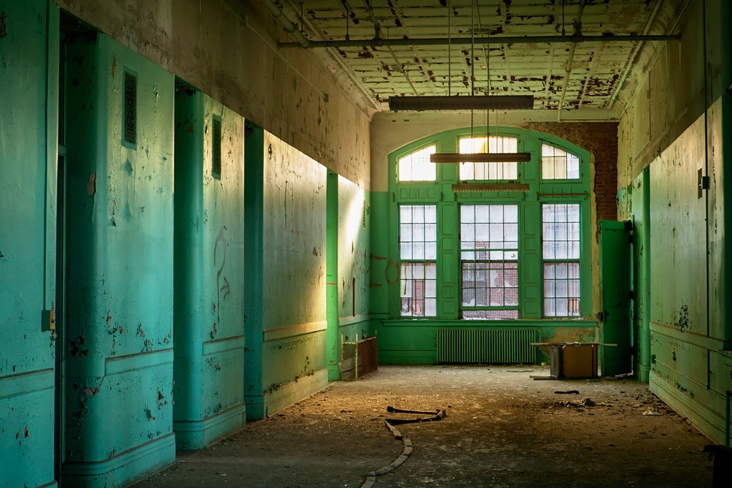 Beam - Photo of the Abandoned Buffalo State Hospital