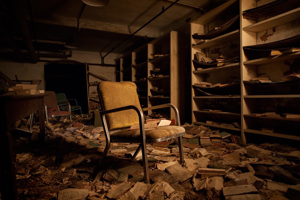 Library Photo of the Abandoned Northwood Asylum