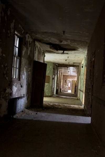 Hallway - Photo of the Abandoned Linton State Hospital