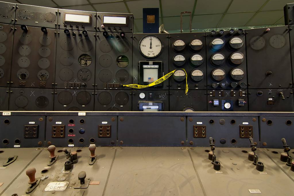  Control  Panel  Photo of the Abandoned Eagle River Power 