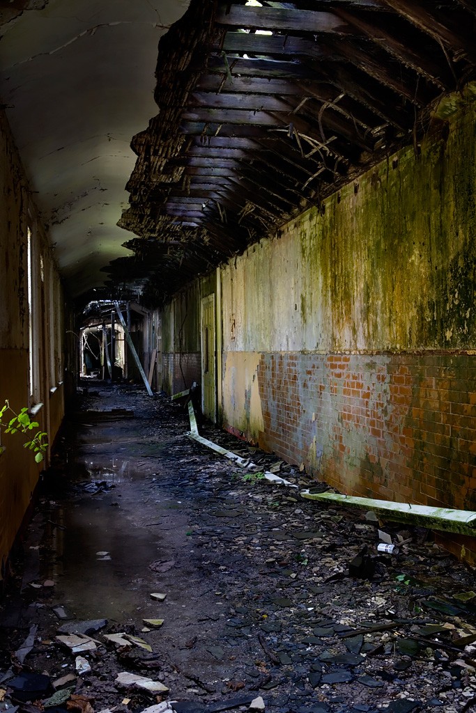 Damp - Photo of the Abandoned Hellingly Hospital