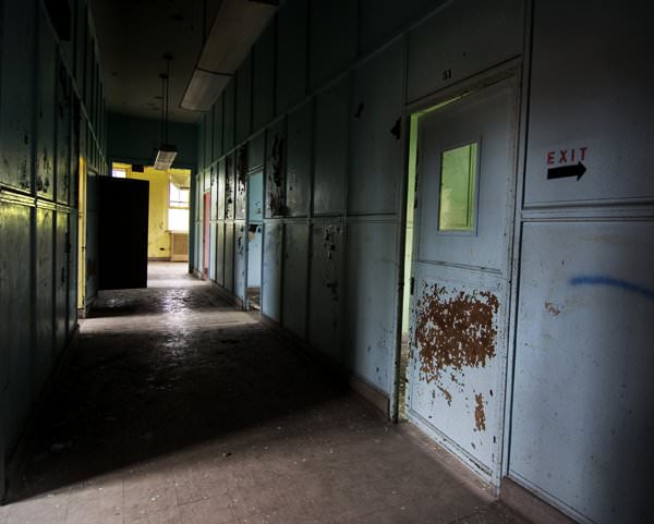 Exit - Photo of the Abandoned Essex County Isolation Hospital