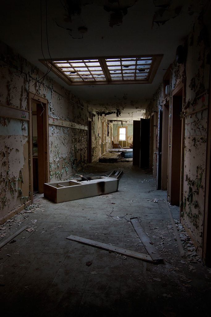 Skylight - Photo of the Abandoned Vineland Training School's Menantico ...