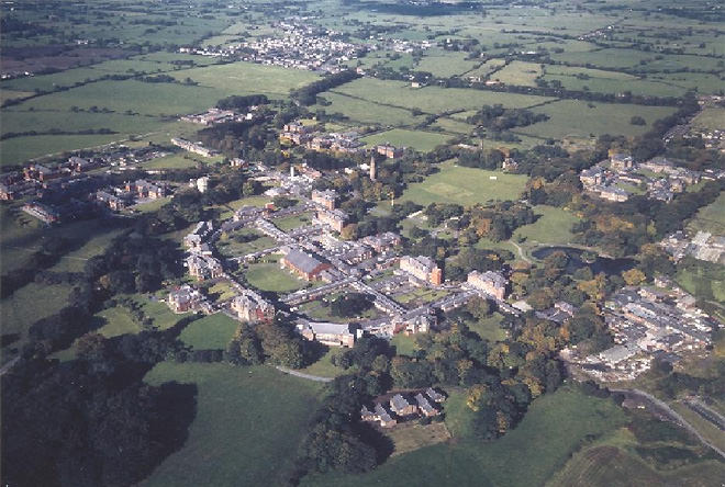 Whittingham Hospital Aerial View